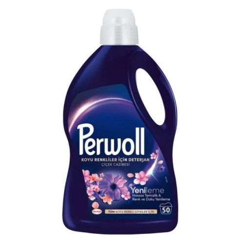 Гель для прання темних речей Perwoll Renewal Flower Charm, 2,75 л (50 прань)